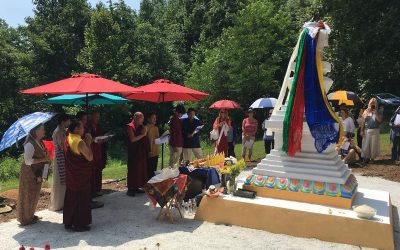 New Bön Stupa at Serenity Ridge First in US