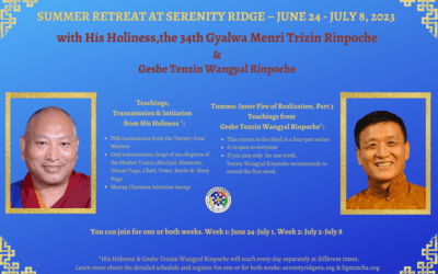 His Holiness’ Visit and Serenity Ridge’s Summer Retreat