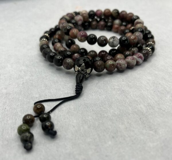 Multi Colored Tourmaline Mala