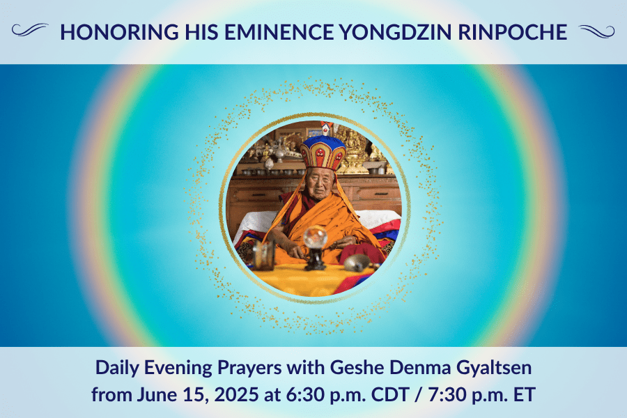 Honoring His Eminence Yongdzin Rinpoche